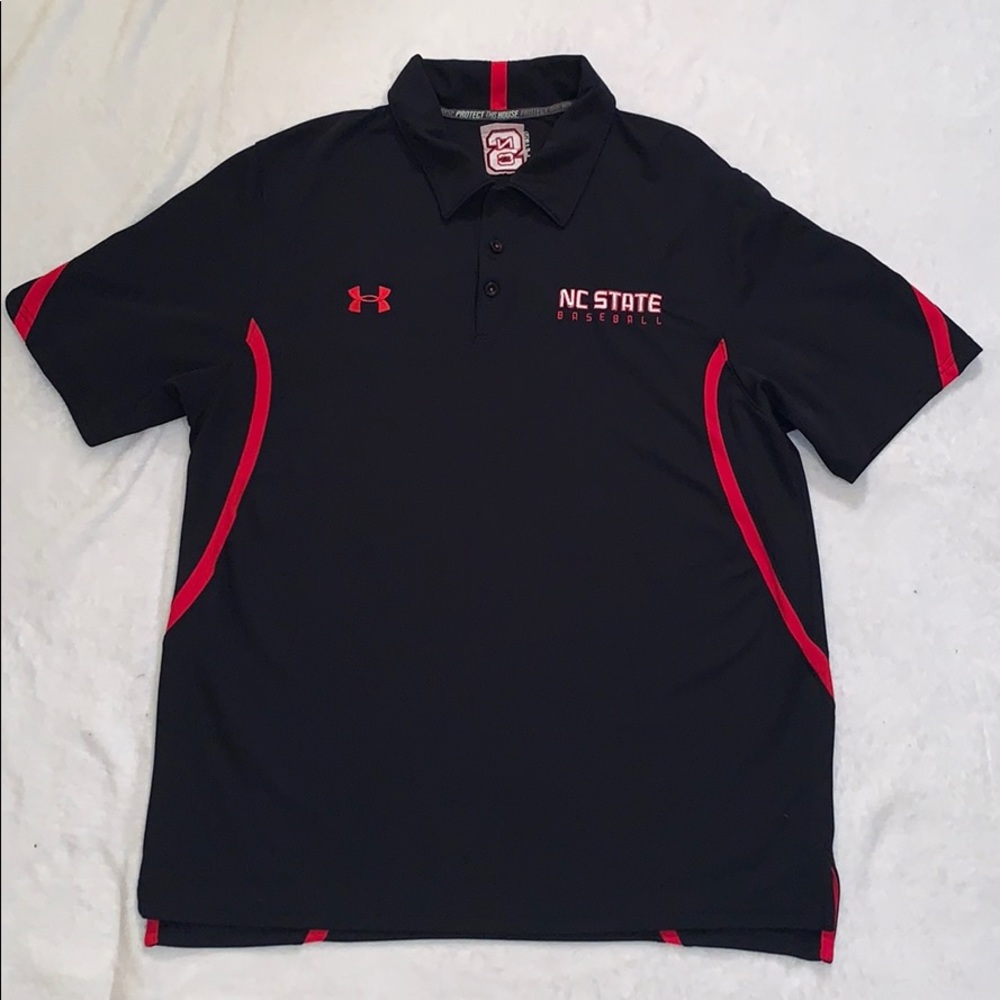 NC State Baseball underarmour polo